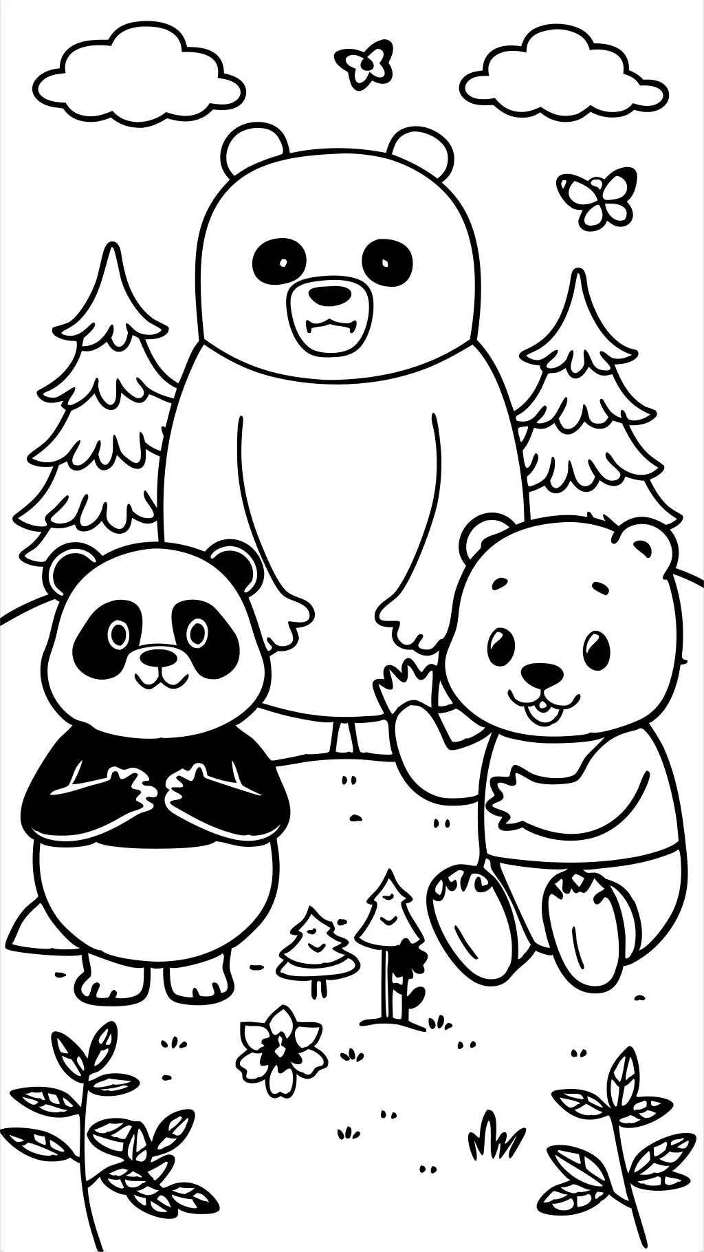 we bare bears coloring pages